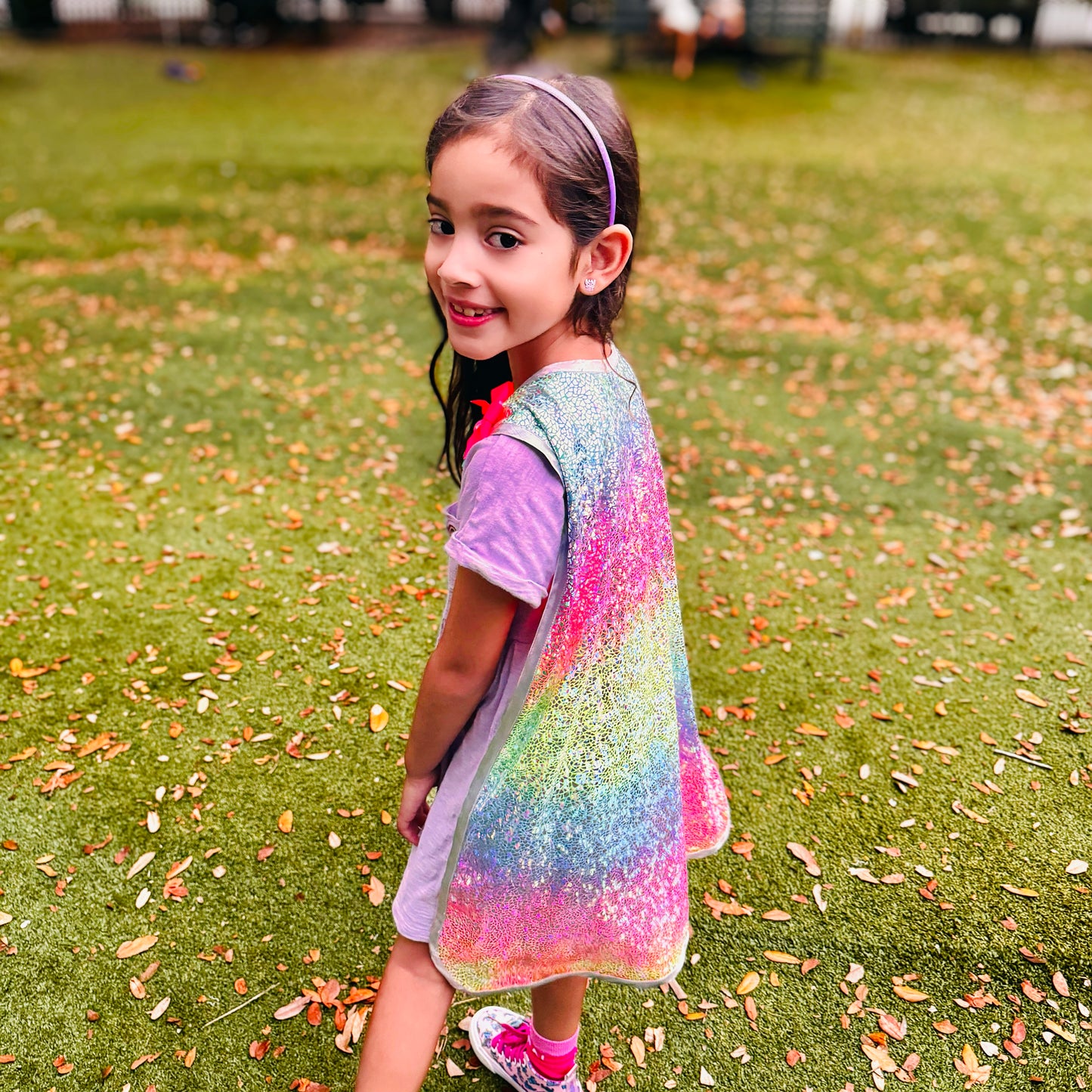 IRIS JEWELED KIDS CAPE